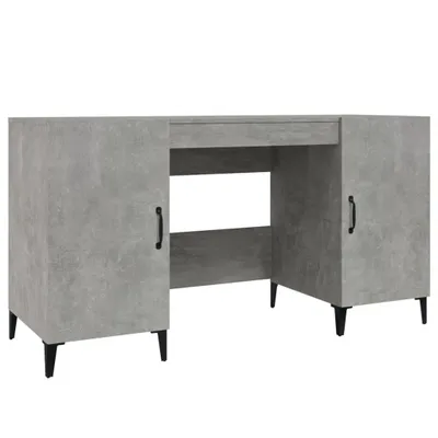 Obrázok produktu pre vidaXL Písací stôl betón sivý 140x50x75 cm odvodený drevený výrobok