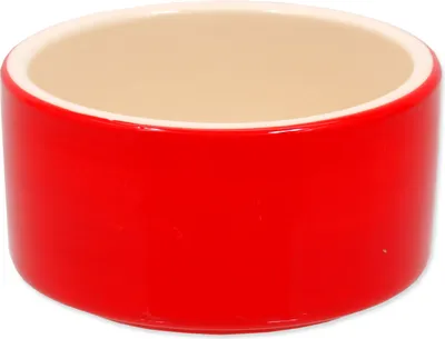 Produktbild von SMALL ANIMALS Keramikschale für Kaninchen, rot, 10 x 5 cm