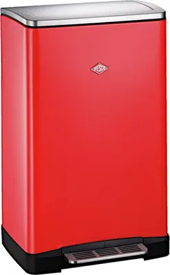 Image de WESCO Tret-Abfallsammler "Big Double Boy" rot