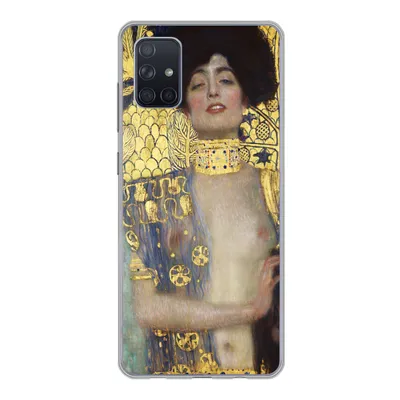 Produktbild von MuchoWow® Handyhülle Schutzhülle Hülle für Samsung Galaxy A71 Judith - Gustav Klimt Silikon Softcase Handy Hülle - Kartenbesitzer