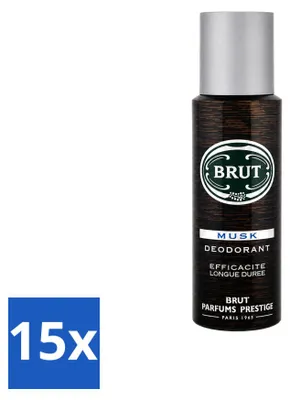 Productafbeelding van 15 x Mannen deodorant spray - Houtachtige geur - 200 ml