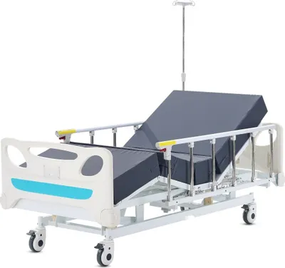 Produktbild von Elektrisches Pflegebett Krankenhausbett - elektrisches verstellbares Bett - medizinisches Bett bis 200 kg - Pflegebett für optimale Patientenversorgung