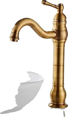 Obrázek produktu pro Umyvadlová baterie, mosaz, pochromovaná, starobylá výška