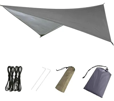Obrázok produktu pre Plachta, ochranná sieť, ochrana pred slnkom, vodotesná, UV ochrana, sivá, 270 x 270 cm