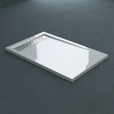 Immagine prodotto di doporro Piatto Doccia 90x120x5cm, Piatto Doccia Rettangolare in Acrilico Xetro04W, Bianco