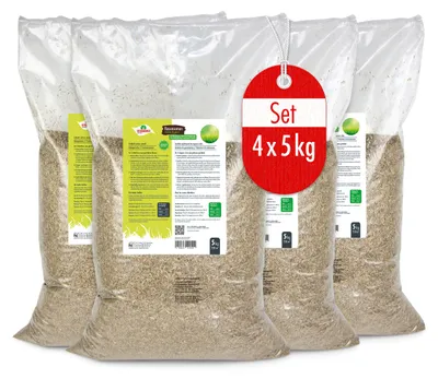Produktbild von 4x5 kg VERDURMAX® Rasensamen schnellkeimend in RSM Qualität, Grassamen ideal für Neuansaat