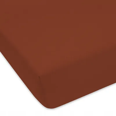 Produktbild von Designpremium Jersey Spannbettlaken 200x200 cm Dunkelbraun