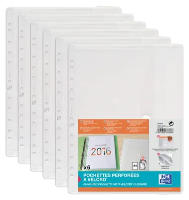 Obrázek produktu pro Oxford 400099575, 210 x 297 mm (A4), Průhledná, Polypropylen (PP), 0,12 mm, 6 kusů