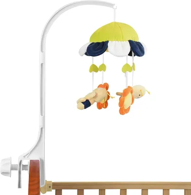 Imagen del producto de Soporte móvil de 61 cm, barra de marco, para cuna, para la fijación de móviles para bebés