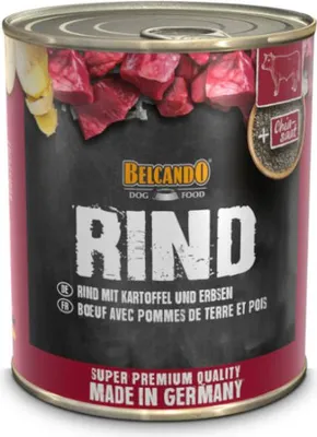 Obrázok produktu pre Belcando Super Premium Rind - Hovädzie zemiaky-hrach 800 g