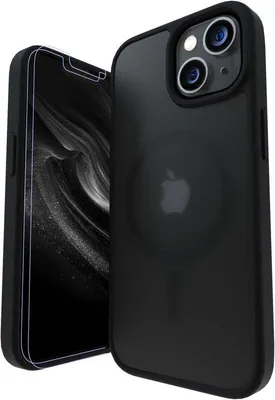 Produktbild von Magnetisch transparent Gelb iPhone 14 Hülle krasbeständig schokfest