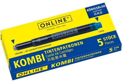 Produktbild von Kombi-Tintenpatronen blau 5 Stück