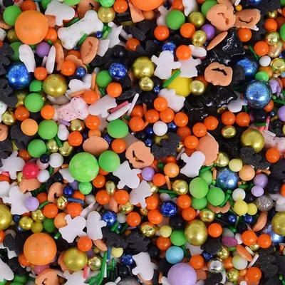 Produktbild von Zuckerstreusel  HALLOWEEN Mix 50 g Konfetti