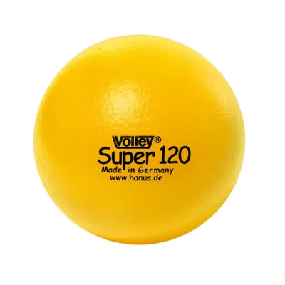 Produktbild von VOLLEY® | SUPER 120 | Softball | Spielball | 120 mm | 50 g | Umfang 370 mm | (Gelb)