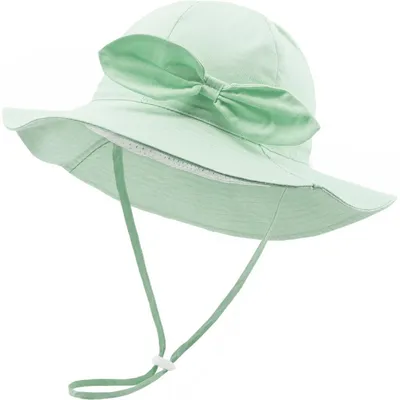Produktbild von Baby Sonnenhut mit UV Schutz UPF 50+ für Kleinkinder 2-4 Jahre Grün Baumwolle