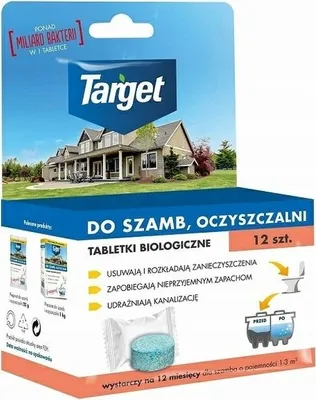 Obrázek produktu pro Biologické tablety - do septiků a čističek 12 ks - Target