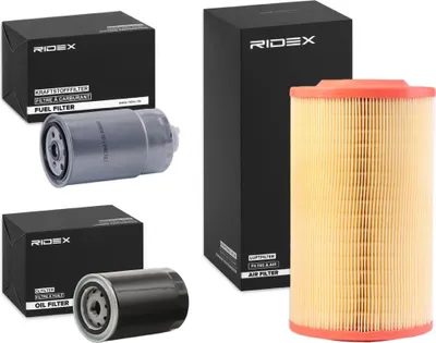 Produktbild von RIDEX Filterset Inspektionspaket Filtersatz für FIAT DUCATO Kasten (244) DUCATO Pritsche/Fahrgestell (244) DUCATO Bus (244, Z) für CITROËN