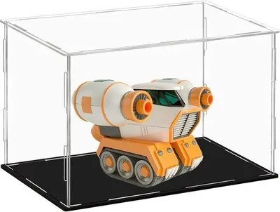 Obrázok produktu pre Priehľadná akrylová vitrína 14 x 22 x 14 cm, vzduchotesná, priehľadná, na modely a zberateľské predmety