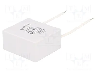 Produktbild von 1x Kondensator: für Motoren, Betrieb 4uF 400VAC  42,1x38x21mm I250V540J-C Kondensa