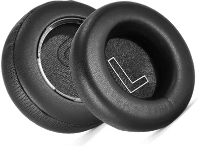 Zdjęcie produktu dla INF Czarne nauszniki z proteinowej skóry do B&O Beoplay H9 3rd Gen
