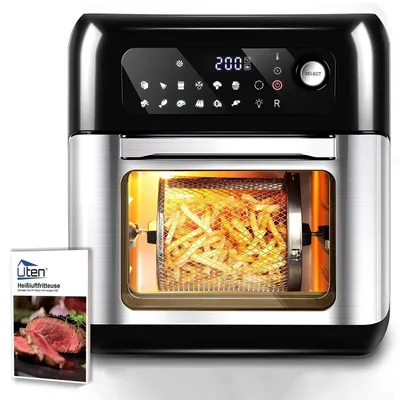 Produktbild von 10L Heißluftfritteuse XXL Mini backofen Dörrautomat Grill Heißluft Ofen Friteuse