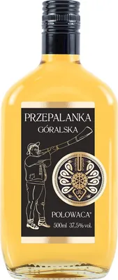 Obrázok produktu pre Vodka Polowaca Przepalanka Goralska 0,5L | Ochutená vodka, ochutená vodka |500 ml | 37,5 % alkoholu | Mundivia | nápad na darček | 18+