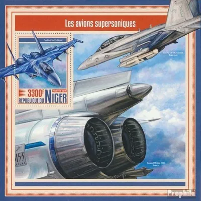 Produktbild von Briefmarken Niger 2017 Mi Block 760 (kompl. Ausg.) postfrisch Überschallflugzeuge