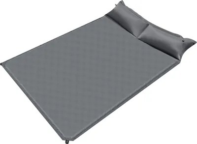 Obrázek produktu pro Samonafukovací kempingová karimatka Spací podložka Dvojitá matrace 192*132cm (šedá)