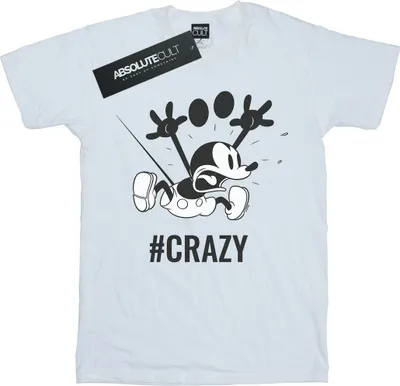 Produktbild von Disney - "#Crazy" T-Shirt für Damen BI36556 (XL) (Weiß)