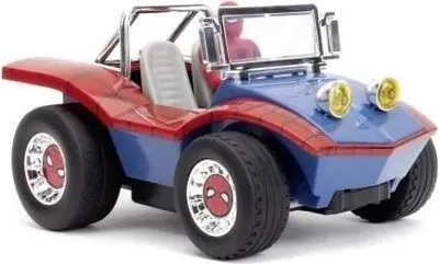 Immagine prodotto di Spiderman Marvel Jada RC Buggy 1/24, tutte le funzioni, 2,4 GHz, batterie incluse, dai 6 anni in su