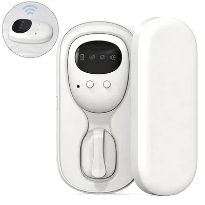 Produktbild von Bettnässen Alarm für Kinder kabellos, Enuresis Sensor mit Vibration & Ton, USB wiederaufladbar, Clip Design, Toilettentraining, LED Anzeige, Inkontinenz Hilfe