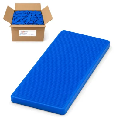 Obrázok produktu pre Dištančné podložky na zasklievanie 2x52x100 mm 1000 ks
