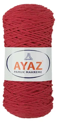 250g PAMUK MAKREME Strickwolle 1251 rot