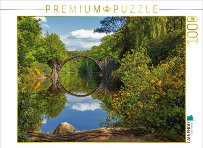 Produktbild von Calvendo Rakotzbrücke im Rhododrendronpark Kromlau - Foto-Puzzle, 1000 Teile, 1000 Stück(e), Landschaft