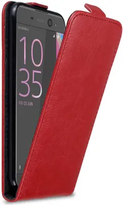 Zdjęcie produktu dla Etui ochronne Cadorabo do Sony Xperia XA w kolorze czerwonym Etui z klapką na telefon komórkowy Etui Cover