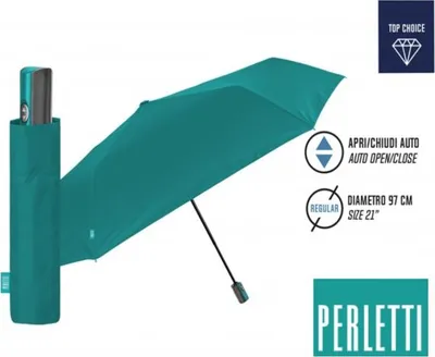 Obrázek produktu pro Plně automatická skládací sluneční clona Perletti Promozionali, zelená, 96026-03