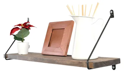 Produktbild von Dovadola - Regalbrett, 60x14x20h cm Naturbraun, ein Fach