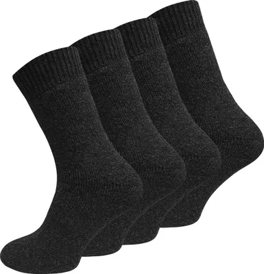 Produktbild von Cotton Prime® NORWEGER Socken 4 Paar, mit Vollplüsch 43-46