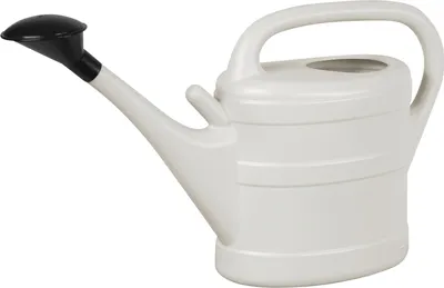Produktbild von Geli Gießkanne Hellgrau 10 Liter mit Aufsteckvorrichtung - Kunststoff