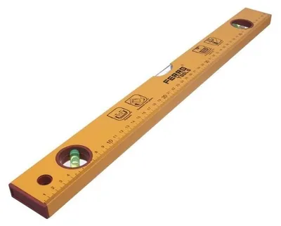 Obrázek produktu pro Vodováha, žlutá, kovová, 50 cm, 6 kusů