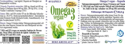 Obrázek produktu pro Espara Omega-3, veganská kapsle, 60 kusů