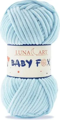 Zdjęcie produktu dla Włóczka Luna Art Baby Fox 100-48 / baby blue
