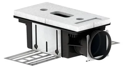 Obrázek produktu pro Skříň difuzoru vzduchu Zehnder CLD-P 75 čelní strana 115 mm