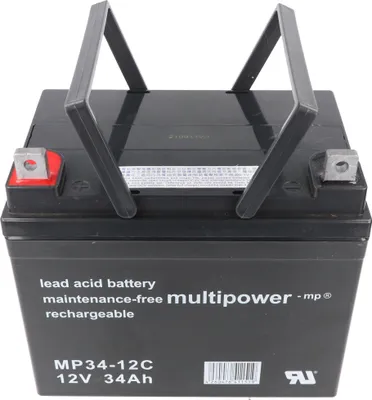 Produktbild von Multipower MP34-12C Blei Akku 12 Volt 34Ah