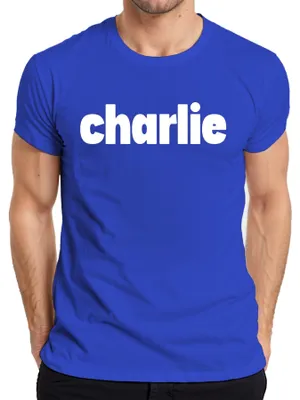 Obrázok produktu pre Charlie Writing Charlie Kirk Protest Republican Patriot Pánske tričko, modré, XL