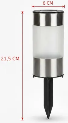 Zdjęcie produktu dla Lampa Solarna Ogrodowa LED Lampka Wbijana w Grunt