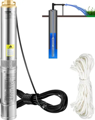Produktbild von VEVOR 3 palcové 750W čerpadlo do hlbokých studní Čerpadlo do studne 6000L/h odolné voči piesku do 5%