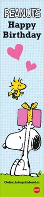 Produktbild von Peanuts Geburtstagskalender Langplaner