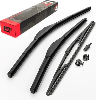 Produktbild von Frontwischer + Heckwischer + Waschdüsen Scheibenwischer Set für FIAT DOBLO 223