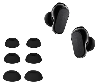 Produktbild von kwmobile 6x Silikonaufsätze für Bose QuietComfort Earbuds II / QuietComfort Ultra 2 - Ersatz Ohrstöpsel in 3 Größen - Ear Tips für In-Ear Kopfhörer -